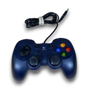 Logitech Gamepad‎ F310 USB Wired Controller Dark Blue Black PC Gaming 840-000058